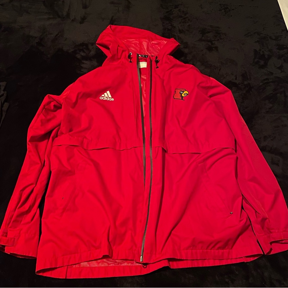Louisville cardinals rain coat